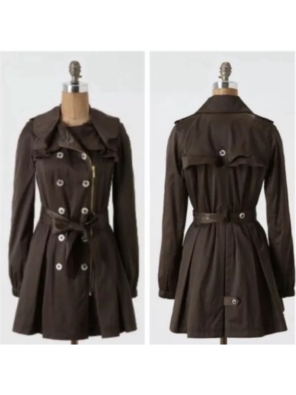 Anthropologie Elevenses trench coat. Size 6.